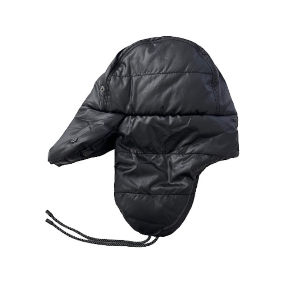NWOT UGG Womens Black Quilted Puffer Aviator Trapper Hat One Size - Picture 5 of 8